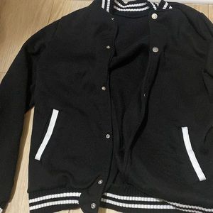 black cotton bomber jacket!